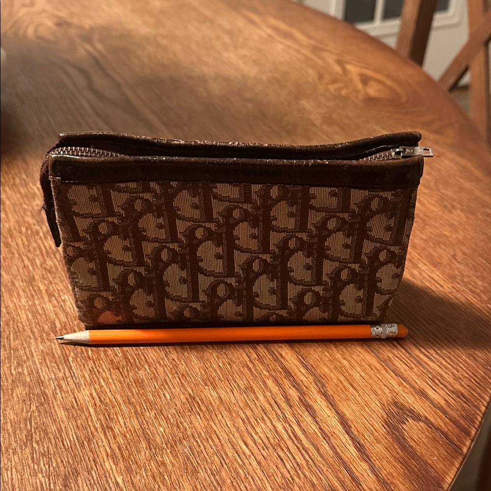 Dior Brown Patterned Clutch